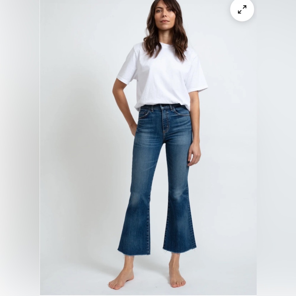 ASKK NY Geek Flare Cropped Jeans